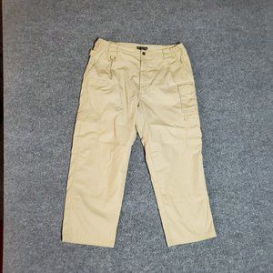 5.11 Tactical Taclite Pro 38x30 (Unstretched Meas 34x27 12") Tan Cargo Pants A21